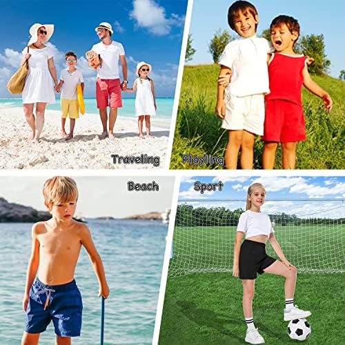 Детски Шорти ALWAYSONE с завязками от Мек Памук, Спортни къси Панталони от Джърси, Спортни къси Панталони за Момчета и Момичета 3-12 Години