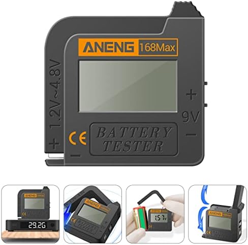 Angoily 3 бр. Индикаторный Инструмент за Батерията на Монитора на Батерията Осветление Зелена Измерване на Квадратна Капацитет