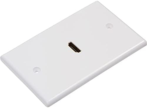 Точка на купувача 1 HDMI Порт Стенни плоча [Откриете в UL] Вмъкване на вграден високоскоростен HDMI кабел с конектор