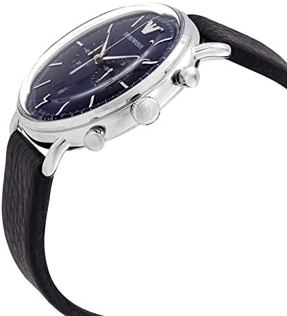 Мъжки Многофункционални часовници Emporio Armani за обличане с Кожена каишка