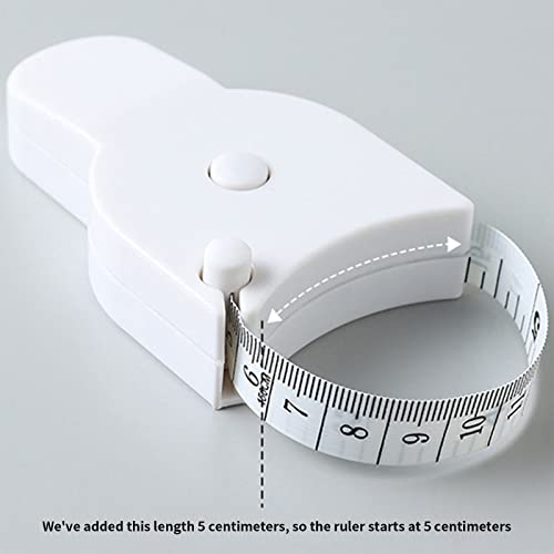 Штангенциркуль за измерване на мастните натрупвания: Автоматична Телескопична лента за измерване на мастните натрупвания, Прибиращ