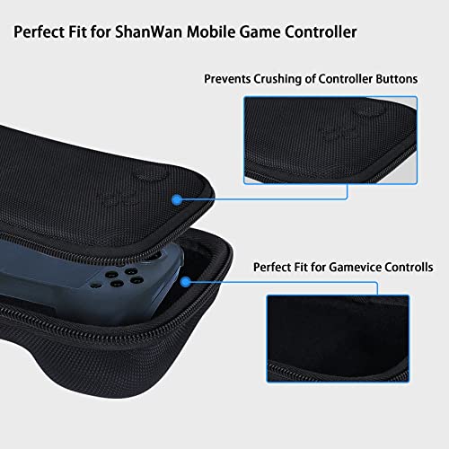 Твърд калъф за носене Aenllosi, който е Съвместим с мобилни игри контролер ShanWan