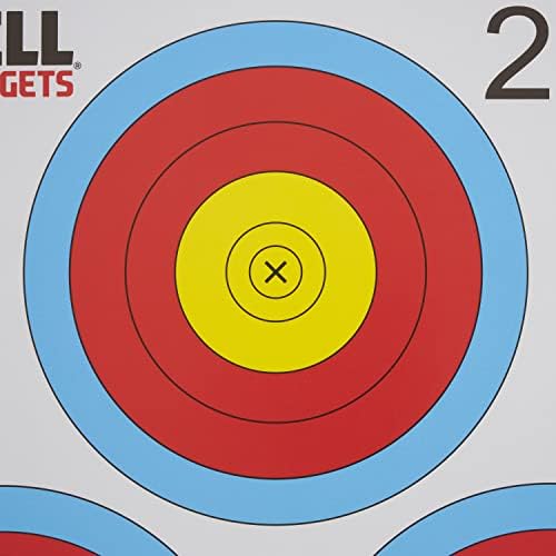 Morrell Targets 17 Инча Стрелба с Лък Официален Размер NFAA 3 Точков Карта с Хартия Тренировъчна Цел, определени за