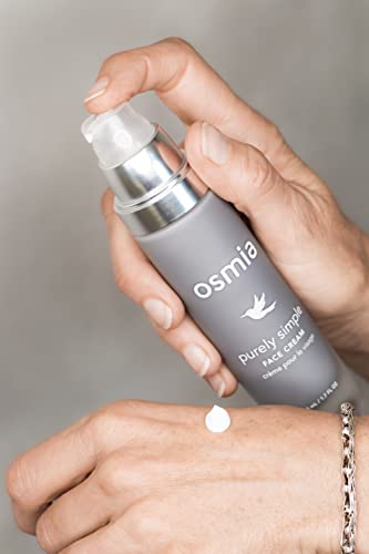 Osmia - Естествен Лесен крем за лице за Чувствителна и Реактивна кожа | Чиста Красота за здрава кожа (1,7 oz