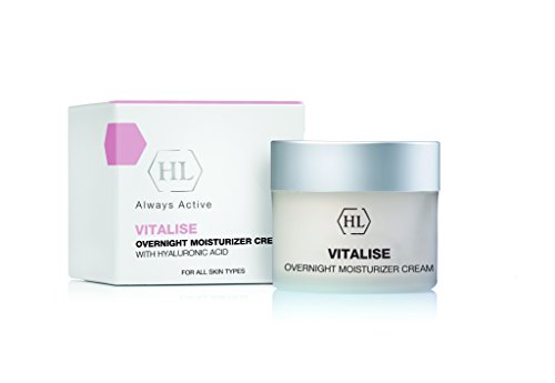 Нощен овлажняващ крем HL Holy Land Cosmetics Vitalise с хиалуронова киселина: стимулира естествените процеси