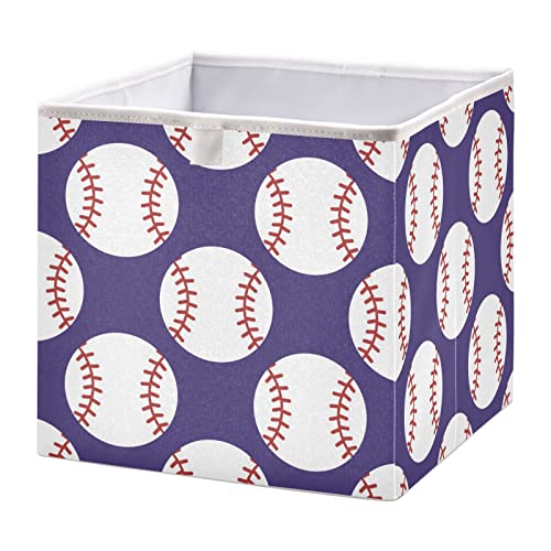 Кошница за съхранение на спортен бейзболен кубчета с цифри, Сгъваеми Кубчета за съхранение, Водоустойчив кош за