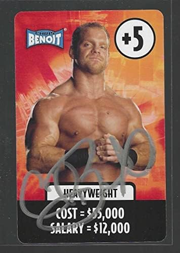 Крис Беноа е Подписала споразумение WWE Raw Deal С Игральной карта JSA LOA - Борцовские картички с Автограф