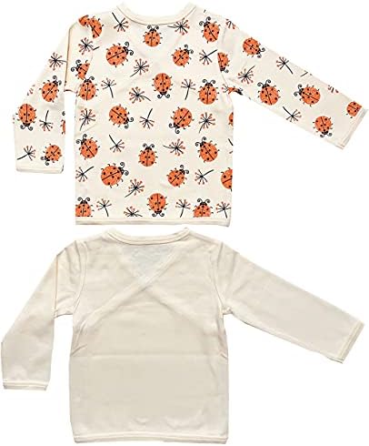 Детско Кимоно от Органичен Памук Maple Clothing, Боди с дълъг Ръкав от Органичен Памук, Сертифициран от DESI