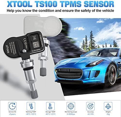 XTOOL TS100 (315 Mhz + 433 Mhz) Програмируем сензор за нивото на ОЕ за система за контрол на налягането в гумите (TPMS),