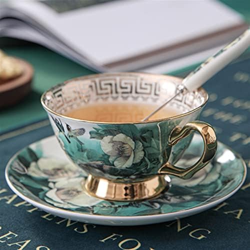 Чашата за кафе SDFGH Европейския Следобеден Чай, Чай От Костен Порцелан на Чашата И Чинията Комплект Чаша