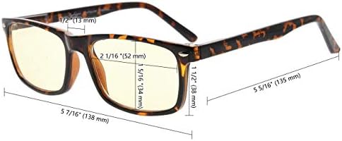Компютърни Очила За четене Eyekepper, Очила за четене със Синьо Светофильтром, Блокер Сини Отблясъци, Мъжки