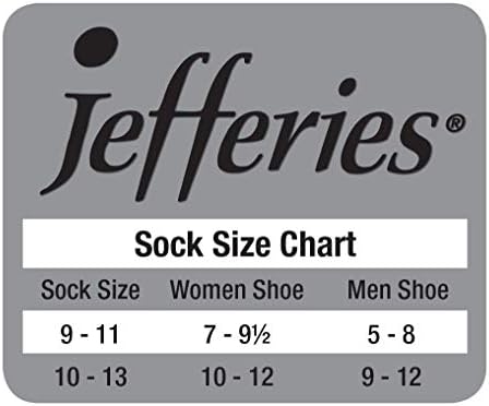 Джефрис Мъжки спортни чорапи Coolmax с половин възглавница Средна Четвърти, 4 опаковки