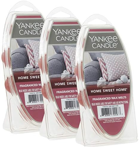 Топене на восък Yankee Candle Home Sweet Home, 3 опаковки по 6 броя (общо 18)