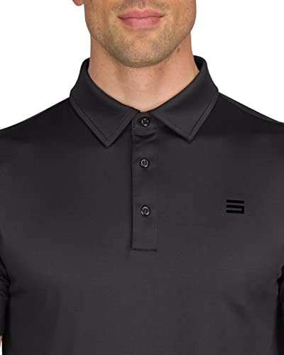 Мъжки ризи с къси ръкави за голф без ръкави - идеална дължина, бързосъхнеща, 4-лентови еластична тъкан. Отстраняване