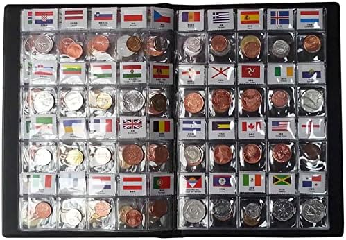 Комплект за Събиране на монети Starter Kit Монети 180 страни/ Оригинални Автентични/Монети свят с Кожена Коллекционным