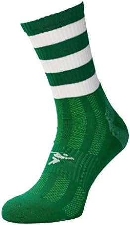 Чорапи Precision Childrens/Kids Pro с обръч (за деца на 9, за деца 12) (червен /Зелен)