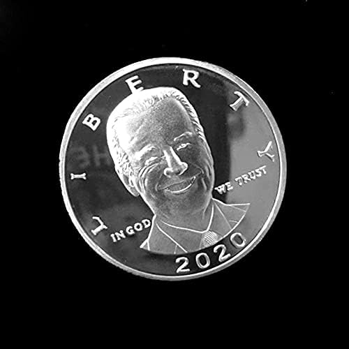 Президентските избори в САЩ 2020 Възпоменателна Монета Байдън Портрет С Релефни Цветен Печат на Метални Изделия