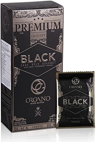Черно кафе с ганодермой Organo Gold Gourmet (1 кутия от 30 пакетчета)