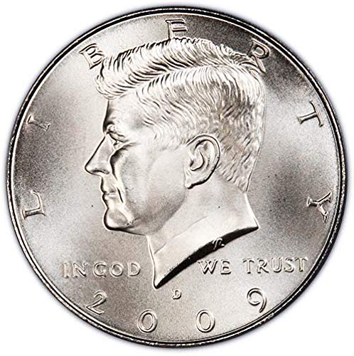 2009 D Сатинировка Kennedy Half Dollar Choice Не Циркулиращата монетен двор на САЩ
