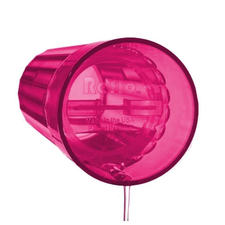 Reflo Smart Cup (Asst 4 цвята) Открита Тренировочная чаша, Чаша за деца, Без засмукване, 6 унции, регулиране на
