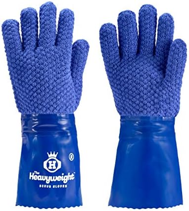 Ръкавици за почистване в тежка категория – син - XLarge