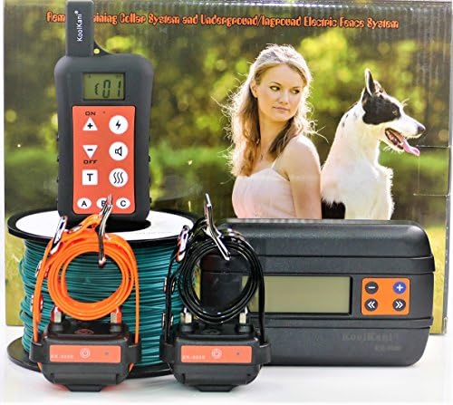 Ударни нашийник за дистанционно дресура на кучета KoolKani и Комбинирана система на електрически огради за кучета под земята