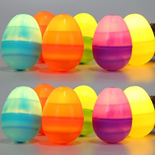 Подвесная опаковка с led подсветка Великден лампа (Имитация на Великден, 12 Яйца) - Декоративно украшение във формата