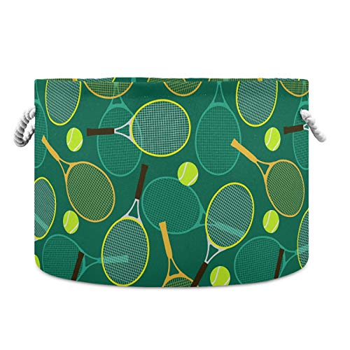 Кошница за съхранение на Памучни въжета за тенис FULUHUAPIN - Холщовая Водоустойчив кошница чудесно за Голяма кошница за дрехи,