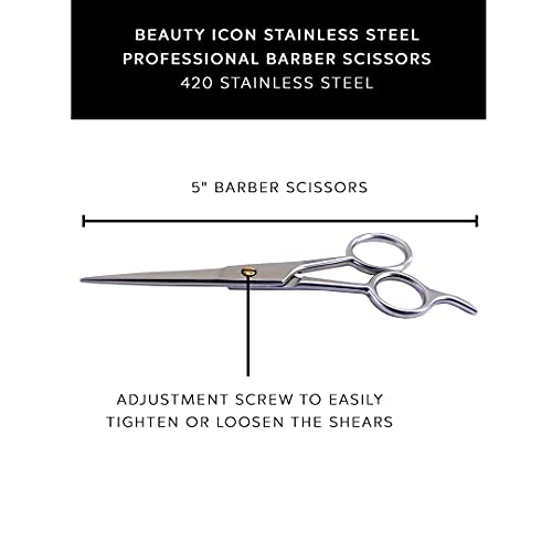 Beauty Icon Професионални Фризьорски Ножици За Оформяне На Косата, Ножици От Неръждаема Стомана, Ножиците За Стригане, 5