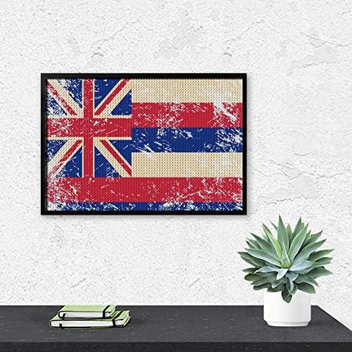 Държавният Флаг на Хавай Диамантена Живопис Комплекти 5D направи си САМ Пълна Тренировка Планински Кристал Изкуство Стенен