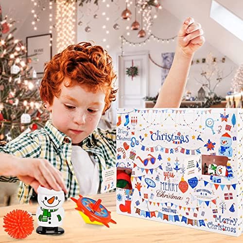 Комплект MJartoria - Fidget Advent Calendar 2022, Нови Играчки за деца-Играчки-Пълнители за Отглеждане за Коледно парти,