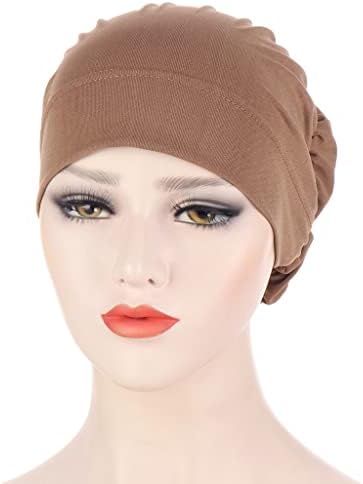 XXXDXDP Женски Hijabs, Дамски шапка с цветен модел, Индийски шапки, Сеточка за Коса, Цвете Шапчица-Бини за Жените, Аксесоари