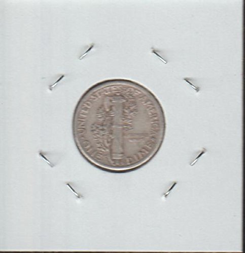 1935 Крилат главата на Свободата или Меркурий (1916-1945) Изборът за десет цента За непреработени детайли