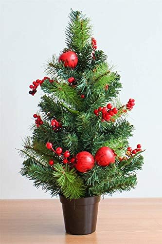 Коледно Дърво Настолна Коледна елха Изкуствена Коледна елха за най-Добрите коледни декорации за Всекидневна, Градина (Цвят: