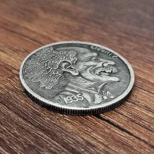 Монета на повикване 1935 Д-р Стрэндж Оригиналната Блуждающая Монета С дълбока Резба Скитащи Души Монета 1 Нож Yingyang