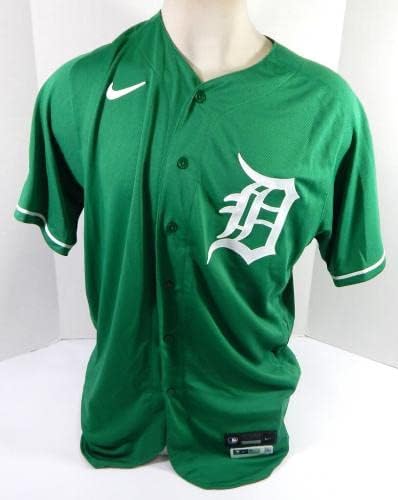 2021 Детройт Тайгърс Рони Гарсия №51, Издаден в зелена фланелка Сейнт Патрикс 48 , 8 - Слот тениски MLB