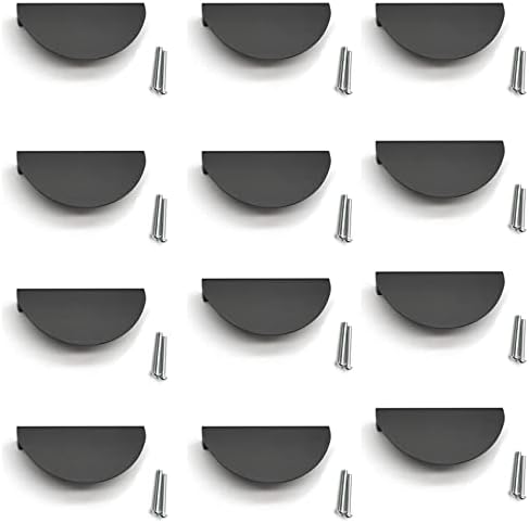 Дръжки на гардероба Susenya във формата на полумесец, Прибиращи за кабинет, Прибиращи за кутии във формата на