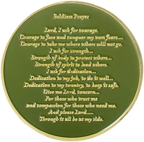 Солдатская молитва Монета Военен повикване на Съединените Щати