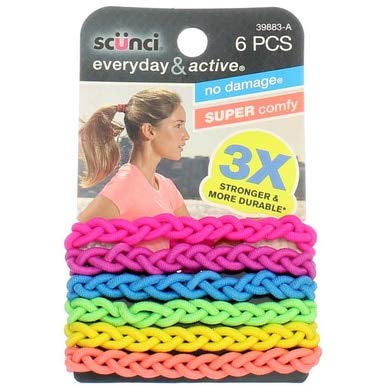Дъвка Scunci всеки ден и Active Strand, различни цветове, по 6 броя в опаковка, само на 2 опаковки