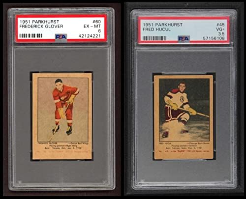 1951-52 Паркхерст Хокей на лед и Почти Пълен комплект (Hockey Set), БИВШ