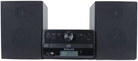 Стелажни системи Philco Стерео с качването в тава CD-плейър с Цифрово FM радио, стрийминг на предаването по Bluetooth,