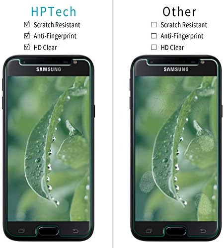 HPTech (2 опаковки) е Предназначен за Samsung Galaxy J3 2017, J3 Mission, J3 Prime, J3 Emerge, J3 Luna Pro, J3