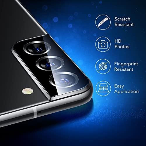 Защитно фолио за обектива на камерата съпротивление esr, съвместима с Samsung Galaxy S22 / S22 Plus (2022), Устойчивото