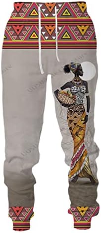 Мъжки Етнически Женски Женски Мъжки Костюм с качулка Африкански Комплекти, Блузи, Панталони Мъжки Спортен Костюм