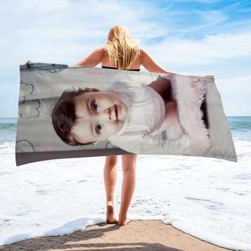 сие Персонализирани Плажна Кърпа, Индивидуално Снимка Кърпа за деца и Възрастни, Подарочное Кърпа на Пролетната