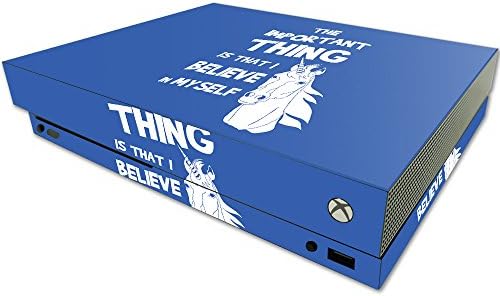 Корица MightySkins е Съвместима с Xbox One X - Unicorns Believe | Защитно, здрава и уникална Vinyl стикер | Лесно се