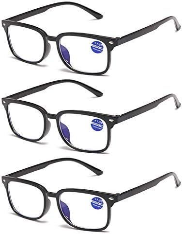 3 Двойки Бифокальных Очила за четене + 2,00 Рамки за очила за мъже и Жени