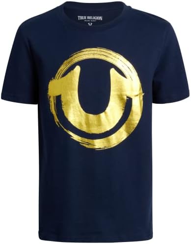 Тениска за момчета True Religion - Тениска с къс ръкав и кръгло деколте с модел за момчета (Размер: S-XL)