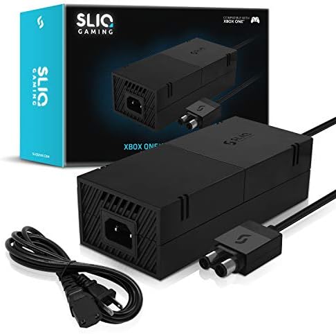 Захранване Sliq Gaming Xbox One с подмяна на захранващия кабел за Xbox One - Оригинален Вграден адаптер за променлив ток