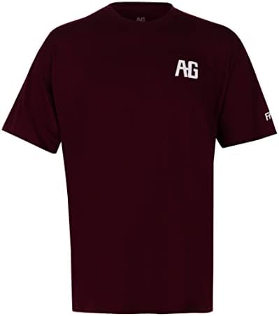 Мъжка тениска с логото на AG-GEAR Ферма и ферми, Мъжка тениска за селскостопански работно облекло със защита от влага и мирис,